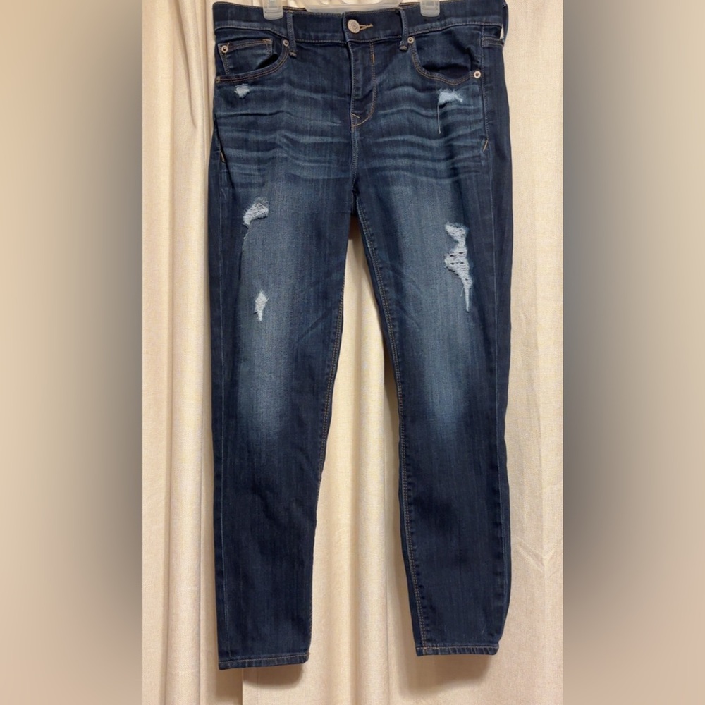 Express Legging Jeans in Dark Blue Denim